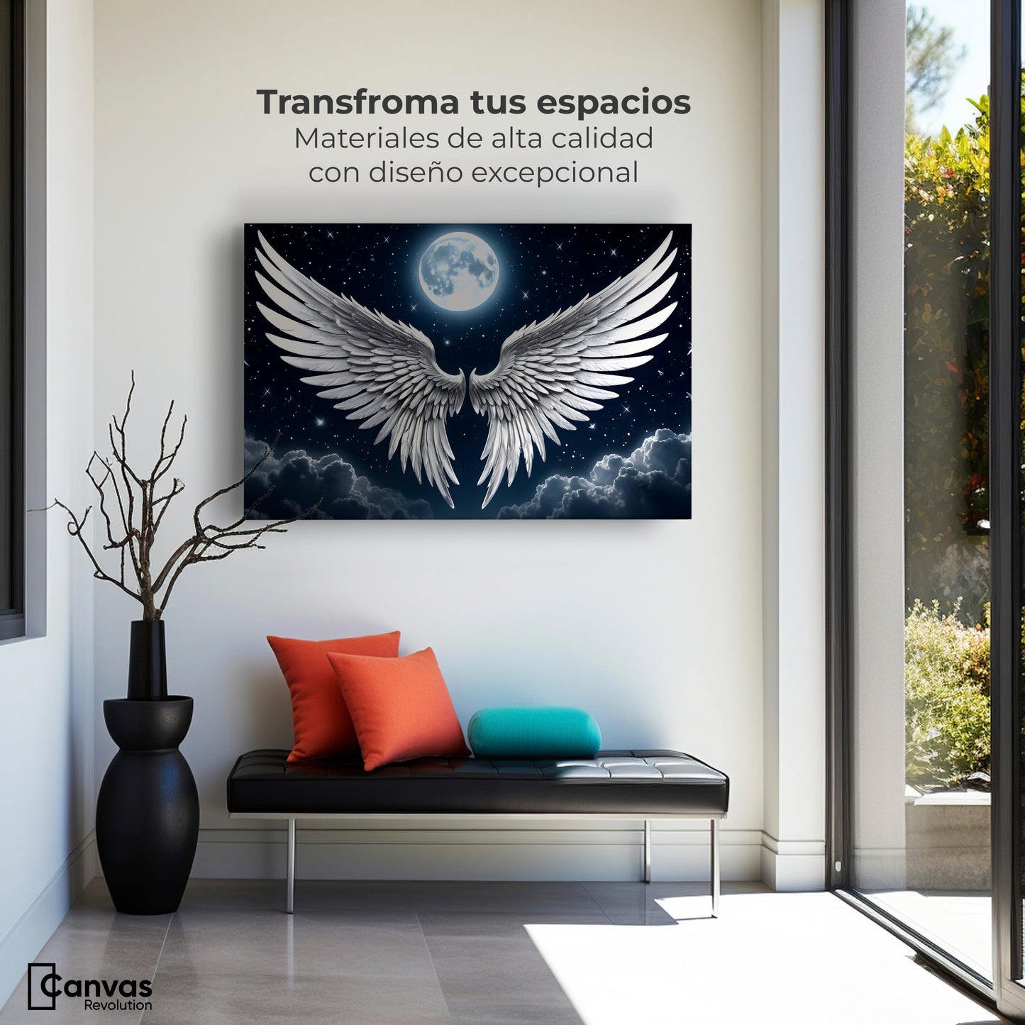 Cuadros Decorativos Canvas Revolution | Plumas Del Alma | Montaje1