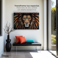 Cuadros Decorativos Canvas Revolution | Realeza Salvaje | Montaje1