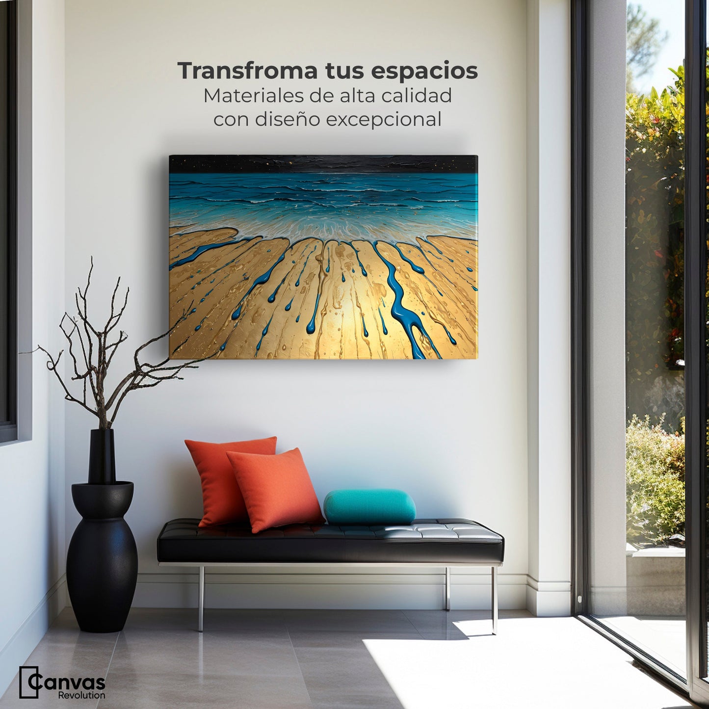 Cuadros Decorativos Canvas Revolution | Reflejos Estelares | Montaje1
