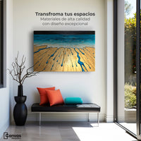 Cuadros Decorativos Canvas Revolution | Reflejos Estelares | Montaje1