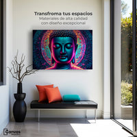 Cuadros Decorativos Canvas Revolution | Retrato Budista | Montaje1