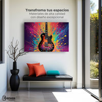 Cuadros Decorativos Canvas Revolution | Ritmo Explosivo | Montaje1