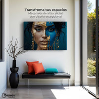 Cuadros Decorativos Canvas Revolution | Rostro Abstracto | Montaje1