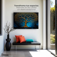 Cuadros Decorativos Canvas Revolution | Sabiduria Dorada | Montaje1