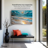 Cuadros Decorativos Canvas Revolution | Silencio En Playa | Montaje1