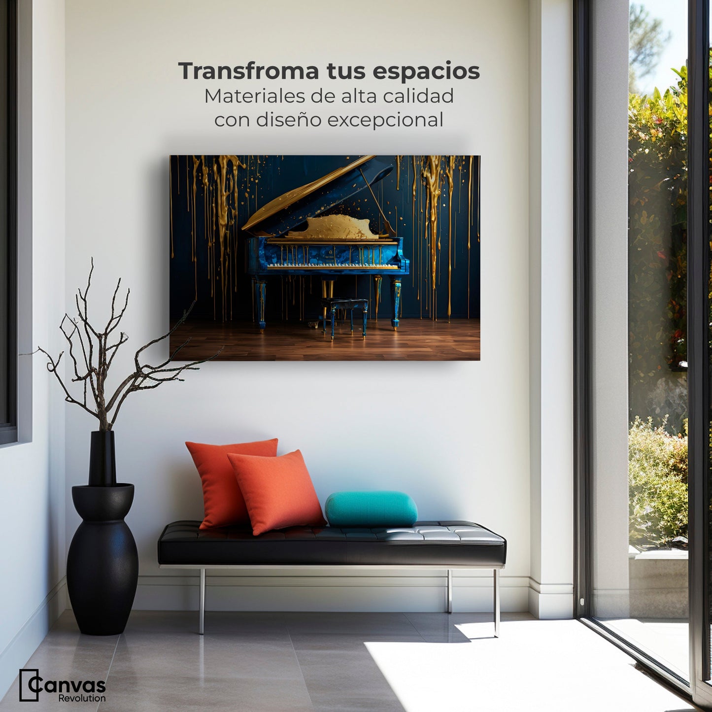 Cuadros Decorativos Canvas Revolution | Sinfonia Barroca | Montaje1