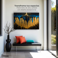 Cuadros Decorativos Canvas Revolution | Sinfonia Dorada | Montaje1