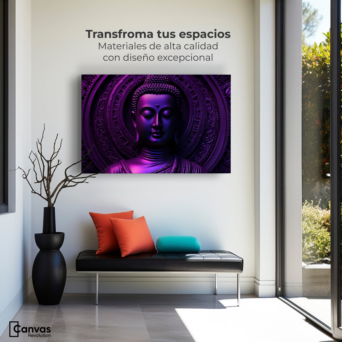 Cuadros Decorativos Canvas Revolution | Sinfonia Purpura | Montaje1