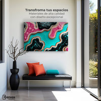 Cuadros Decorativos Canvas Revolution | Susurros Metalicos | Montaje1