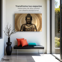 Cuadros Decorativos Canvas Revolution | Trascender Dorado | Montaje1
