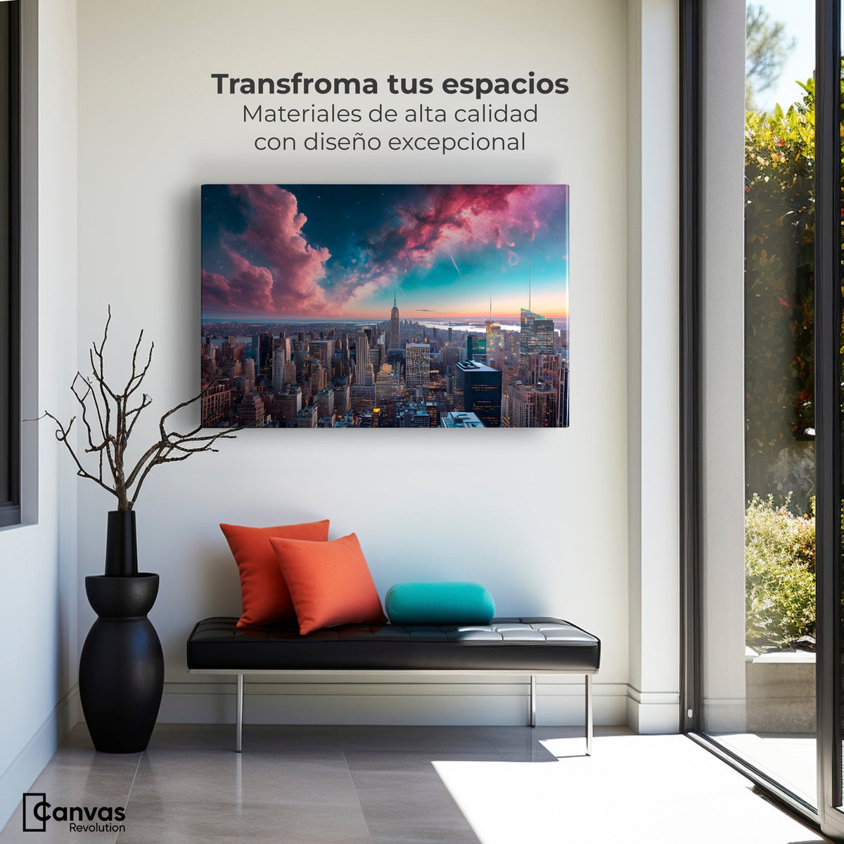 Cuadros Decorativos Canvas Revolution | Urbanidad Galactica | Montaje1