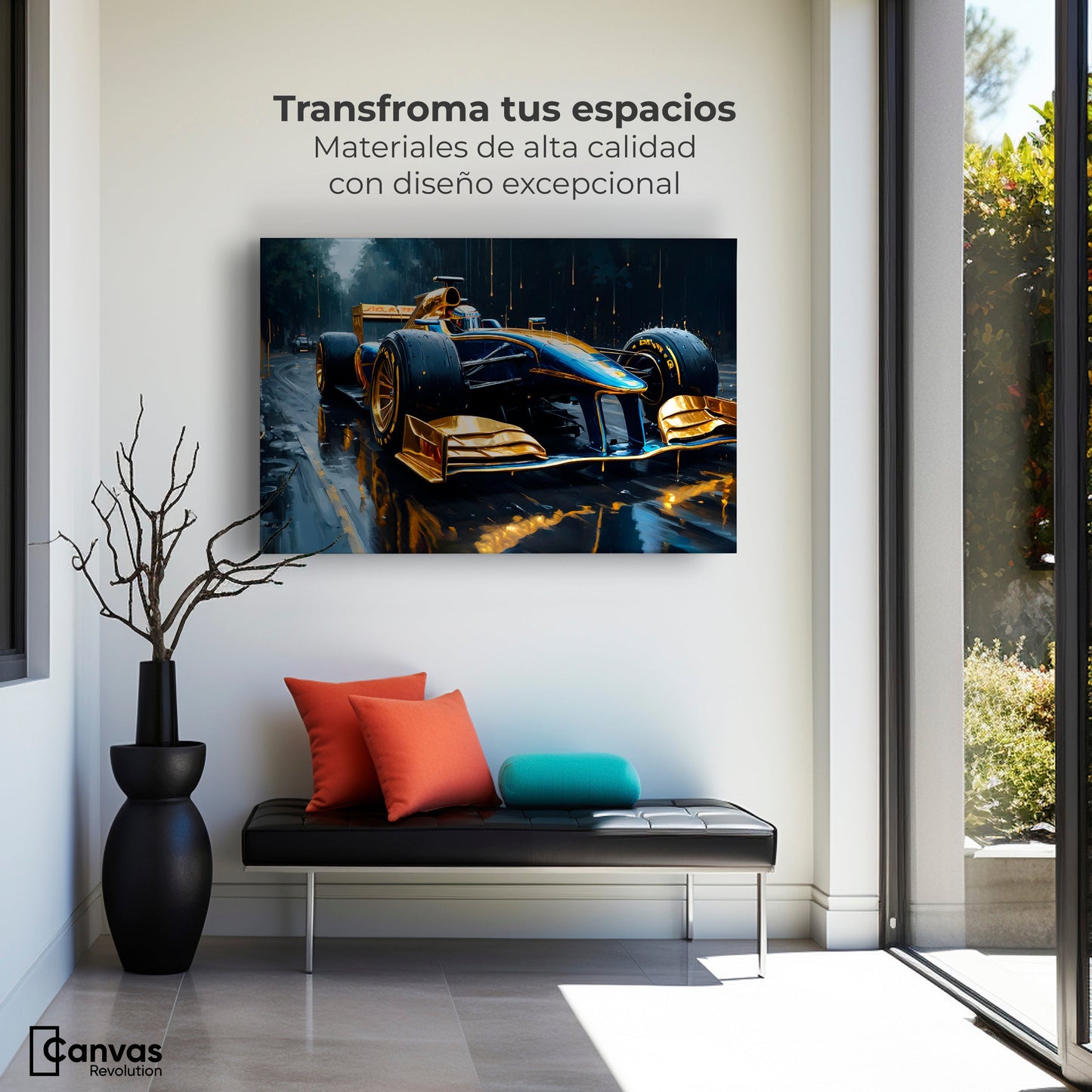 Cuadros Decorativos Canvas Revolution | Velocidad Tormenta | Montaje1