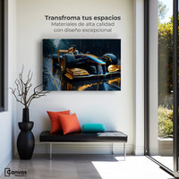 Cuadros Decorativos Canvas Revolution | Velocidad Tormenta | Montaje1