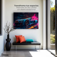 Cuadros Decorativos Canvas Revolution | Velocidad Vibrante | Montaje1
