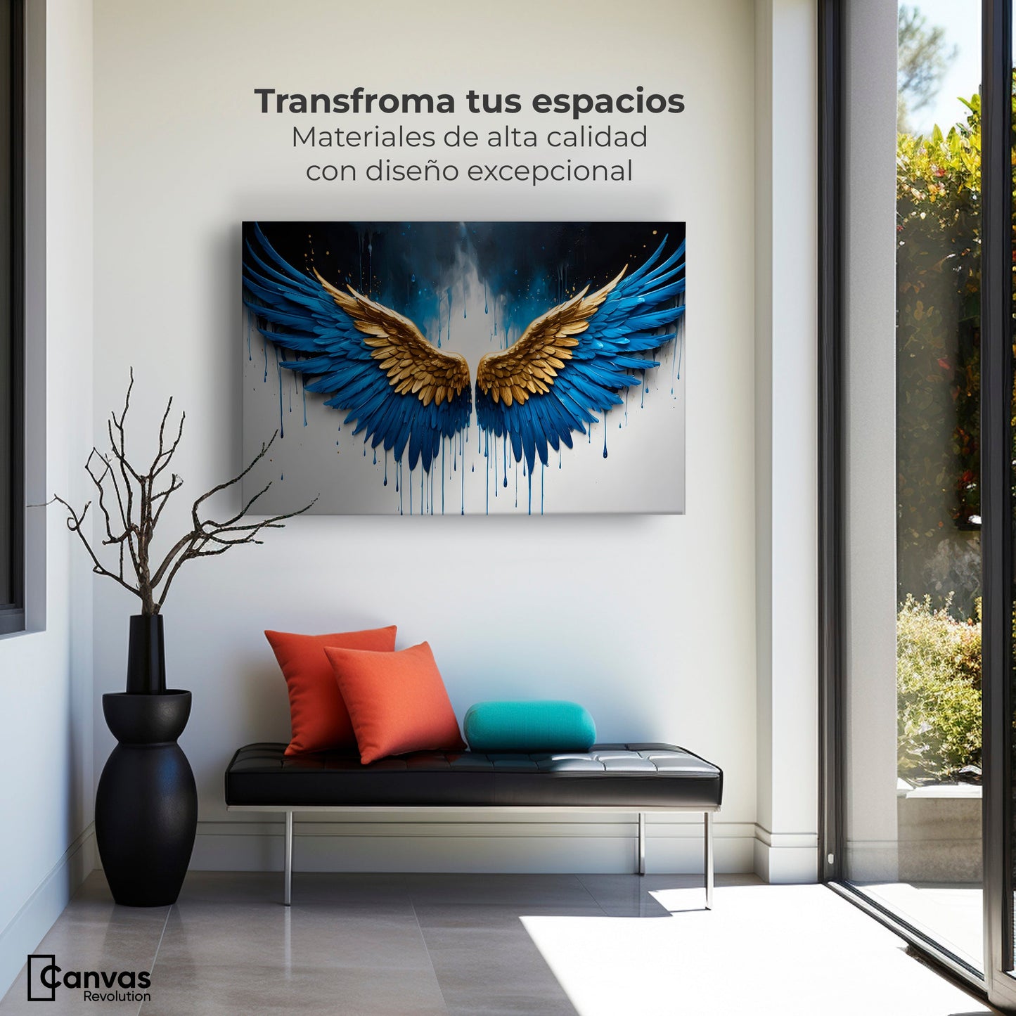 Cuadros Decorativos Canvas Revolution | Vuelo Celestial | Montaje1