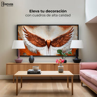Cuadros Decorativos Canvas Revolution | Alas Angel Fuerza | Montaje2