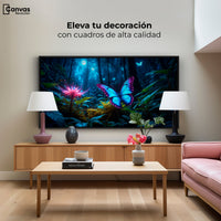 Cuadros Decorativos Canvas Revolution | Alas Brillantes | Montaje2
