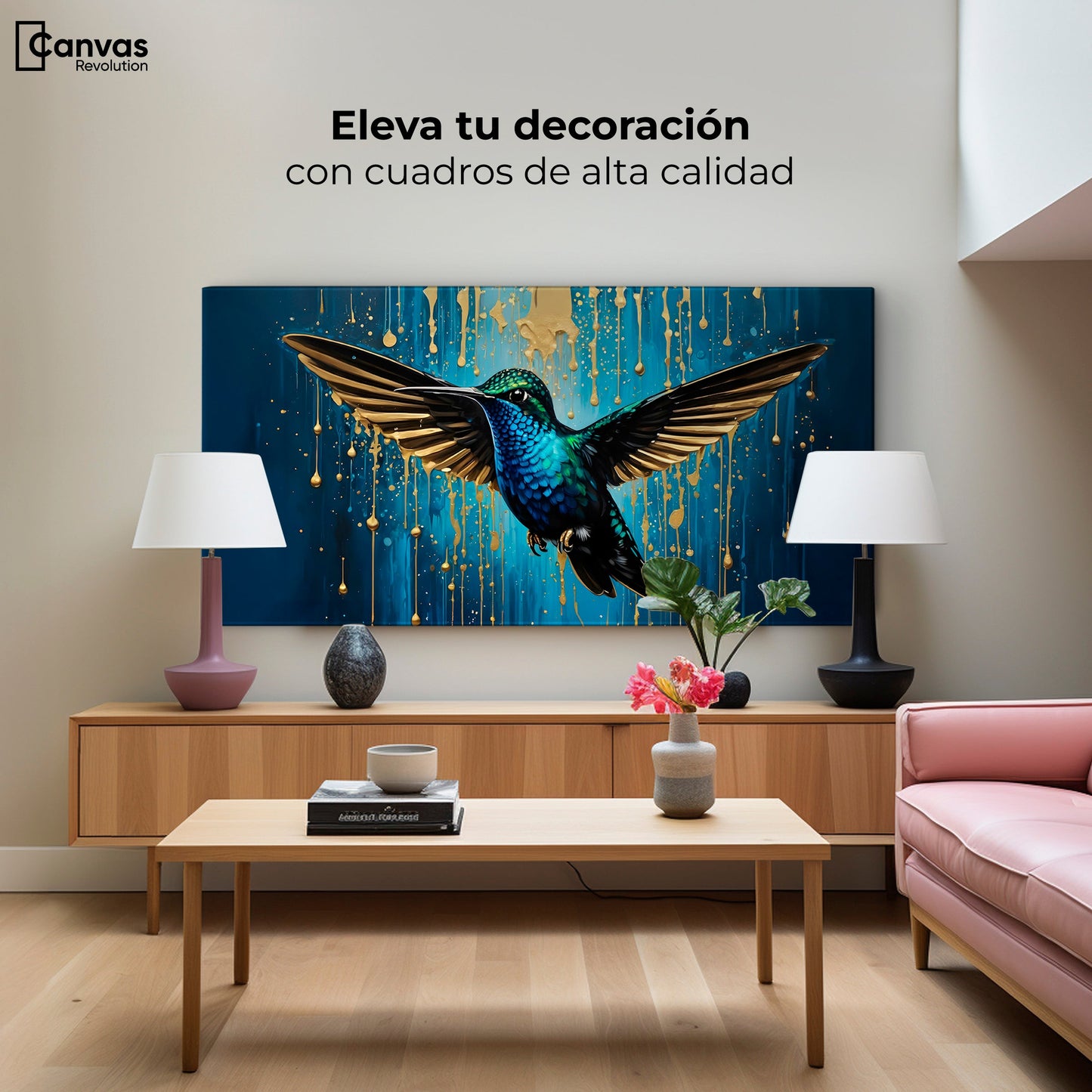 Cuadros Decorativos Canvas Revolution | Alas Celestiales | Montaje2