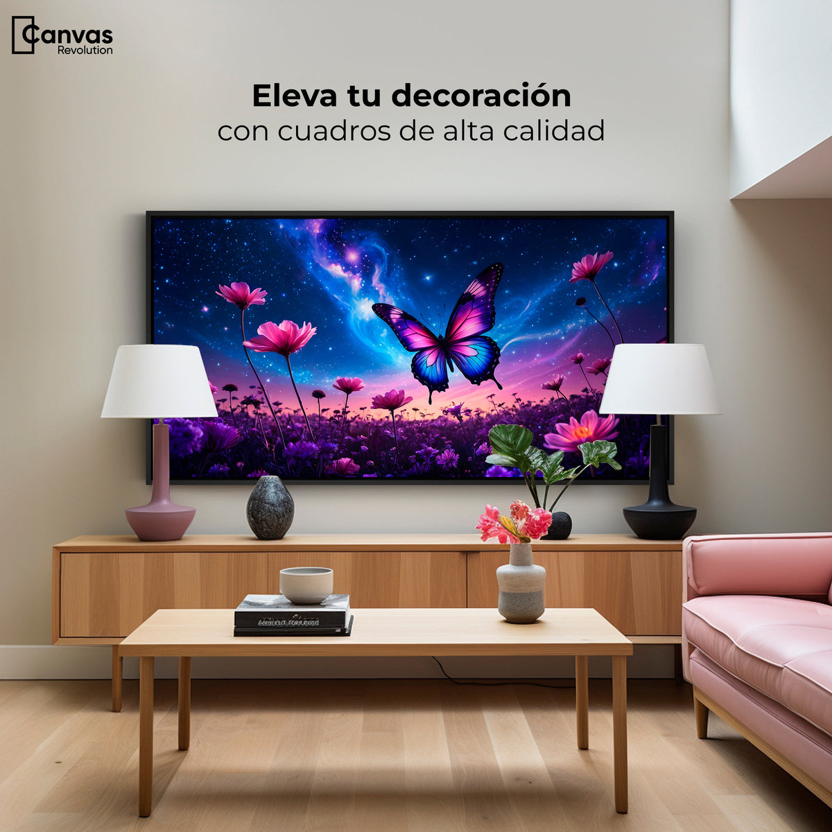 Cuadros Decorativos Canvas Revolution | Alas En El Silencio | Montaje2