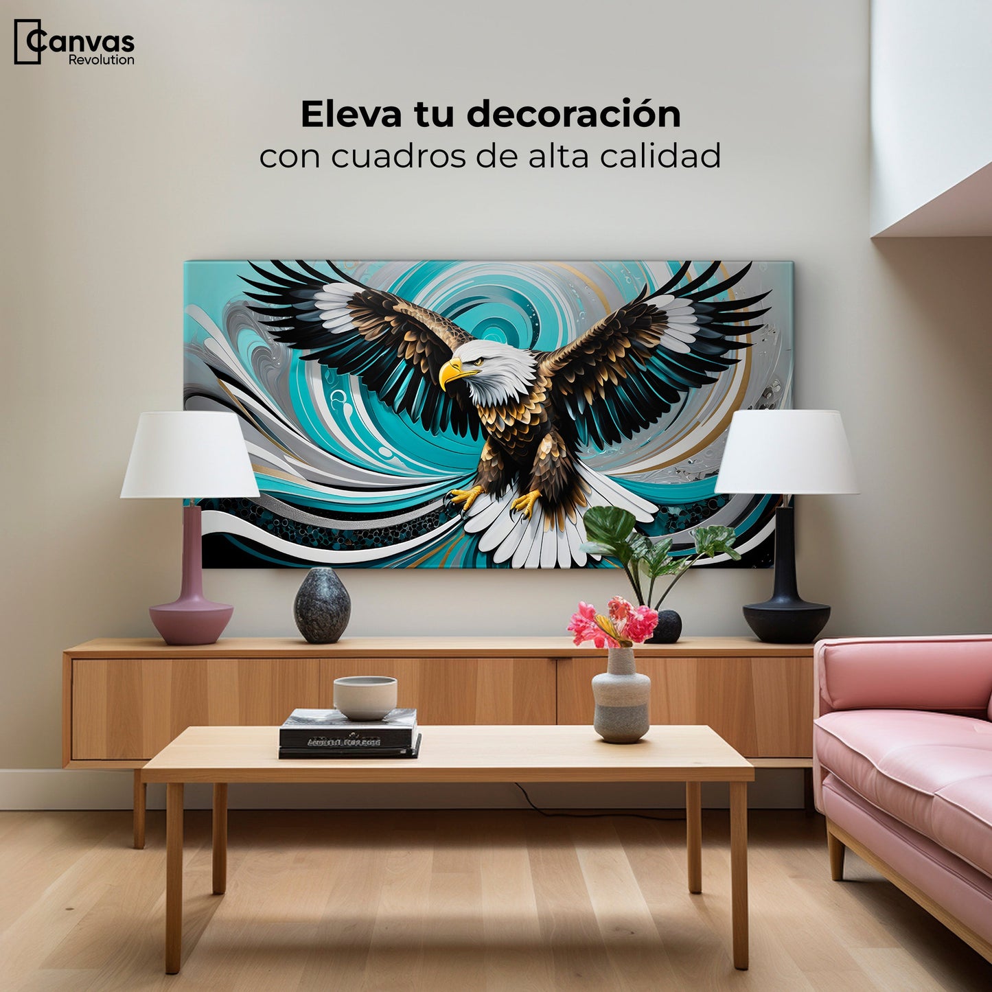 Cuadros Decorativos Canvas Revolution | Alma De Aguila | Montaje2
