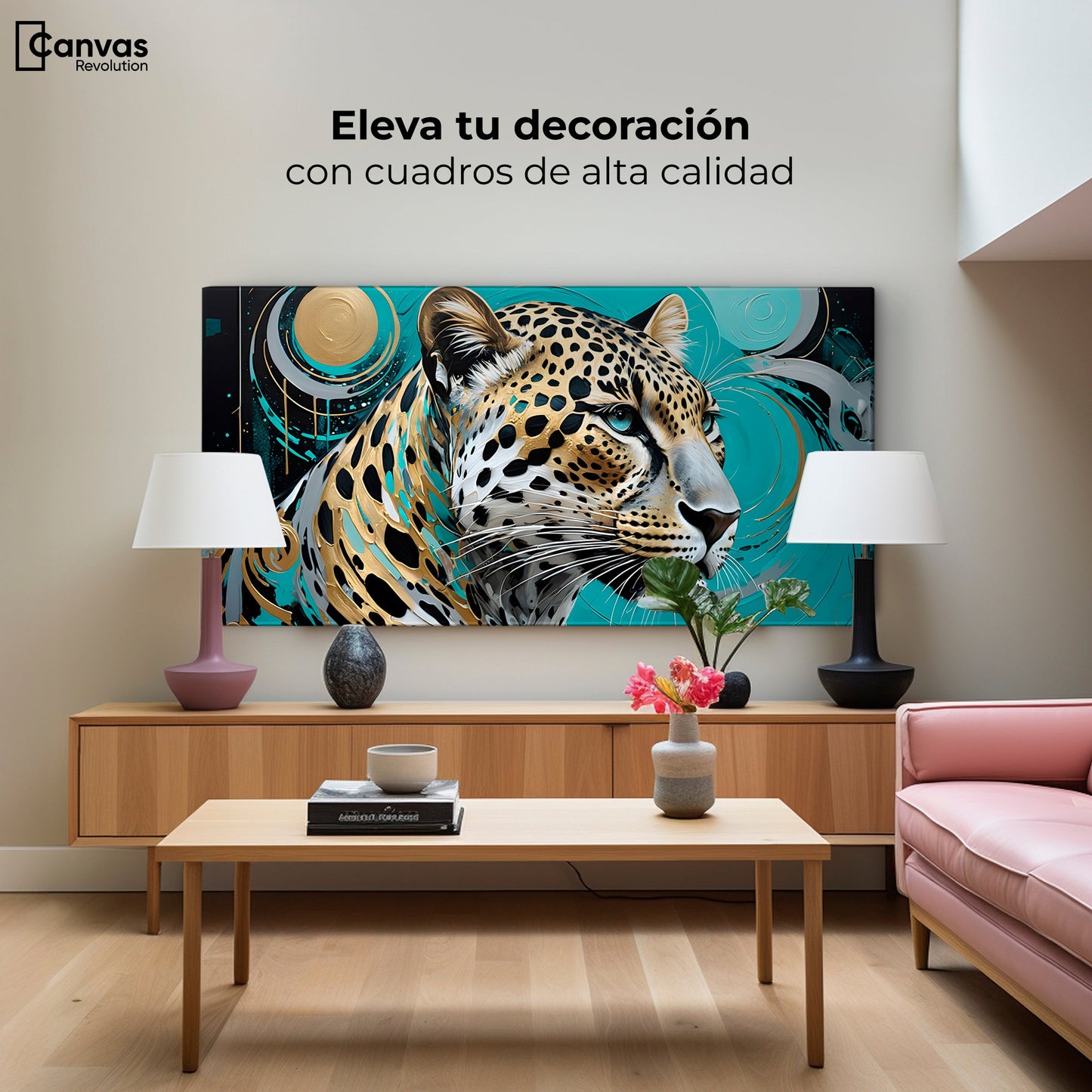 Cuadros Decorativos Canvas Revolution | Alma De Cheetah | Montaje2