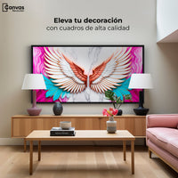 Cuadros Decorativos Canvas Revolution | Angel Vuelo Divino | Montaje2