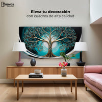 Cuadros Decorativos Canvas Revolution | Arbol Eterno Vivo | Montaje2