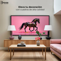 Cuadros Decorativos Canvas Revolution | Arte Equino Moderno | Montaje2