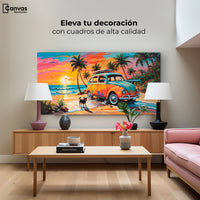 Cuadros Decorativos Canvas Revolution | Atardecer Fiel | Montaje2