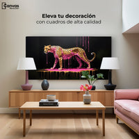 Cuadros Decorativos Canvas Revolution | Belleza Felina | Montaje2