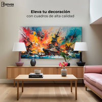 Cuadros Decorativos Canvas Revolution | Buque Explosivo | Montaje2