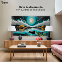 Cuadros Decorativos Canvas Revolution | Cielo En El Lago | Montaje2