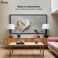 Cuadros Decorativos Canvas Revolution | Colibri Armonioso | Montaje2