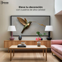 Cuadros Decorativos Canvas Revolution | Colibri Fuerza Luz | Montaje2