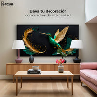 Cuadros Decorativos Canvas Revolution | Colibri Magico | Montaje2