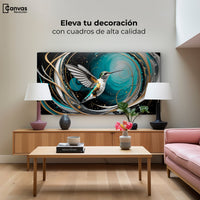 Cuadros Decorativos Canvas Revolution | Colibri Motion | Montaje2