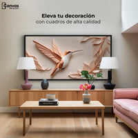 Cuadros Decorativos Canvas Revolution | Colibri Reluciente | Montaje2