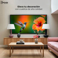 Cuadros Decorativos Canvas Revolution | Colibri Simpleza | Montaje2