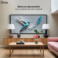 Cuadros Decorativos Canvas Revolution | Colibri Zafiro | Montaje2