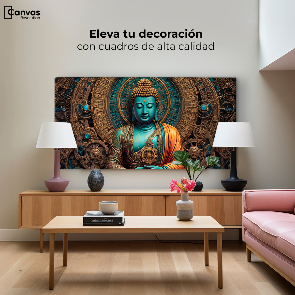 Cuadros Decorativos Canvas Revolution | Concentracion Zen | Montaje2