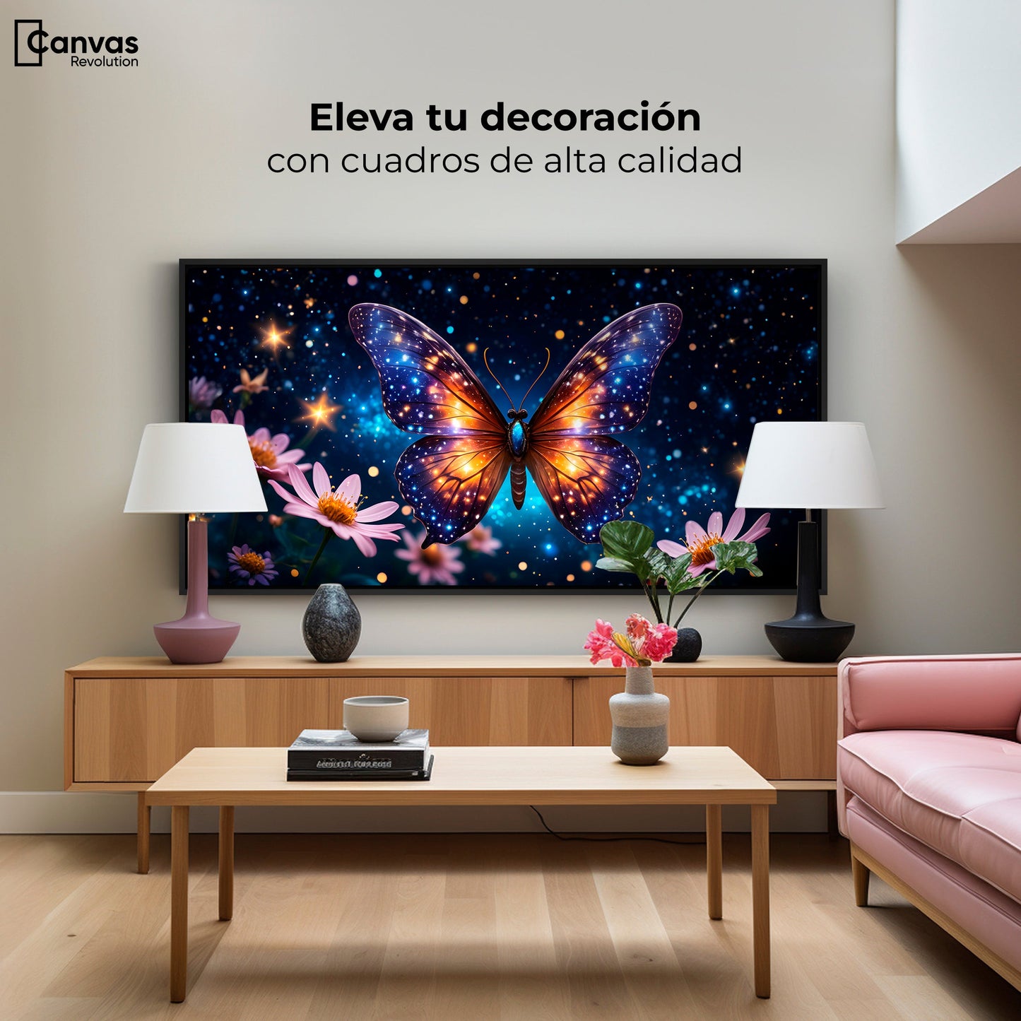 Cuadros Decorativos Canvas Revolution | Danza Brillante | Montaje2