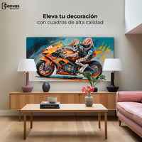 Cuadros Decorativos Canvas Revolution | Esqueletos Pista | Montaje2
