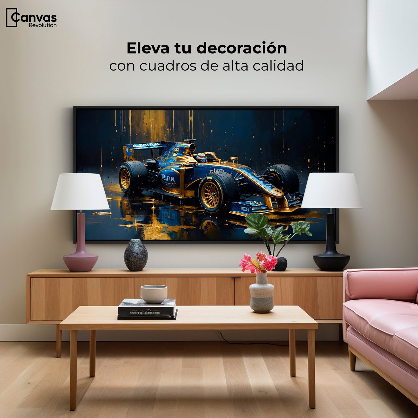 Cuadros Decorativos Canvas Revolution | Flecha Celestial | Montaje2
