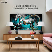Cuadros Decorativos Canvas Revolution | Fuerza Caballo | Montaje2
