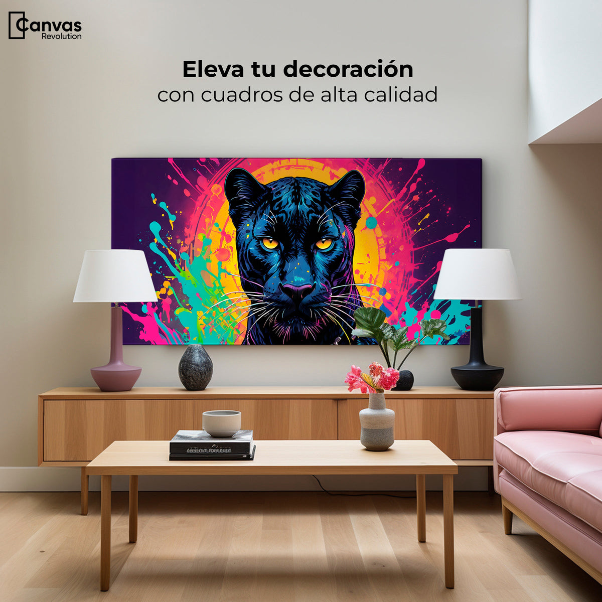 Cuadros Decorativos Canvas Revolution | Fusion Salvaje | Montaje2