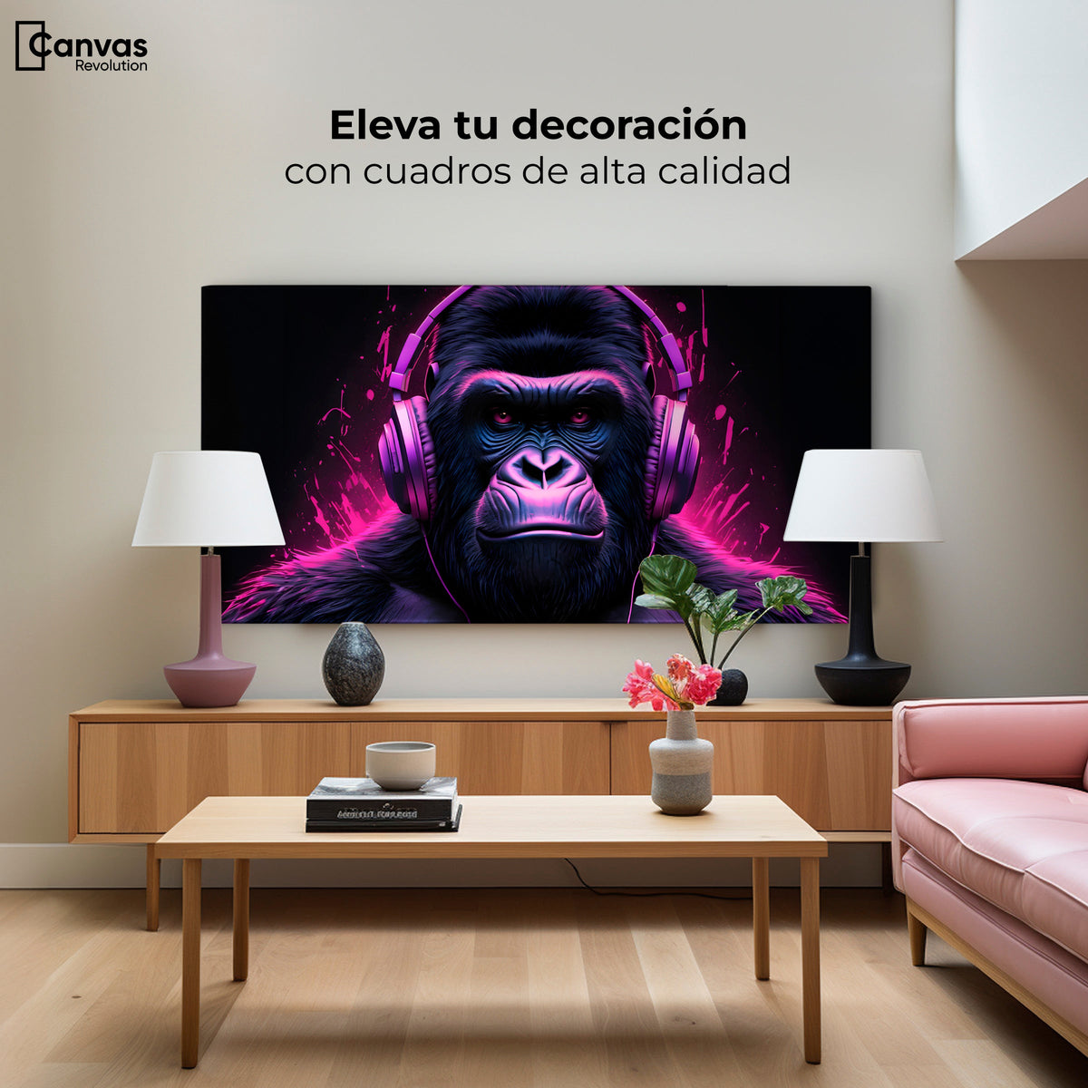 Cuadros Decorativos Canvas Revolution | Gorila Electronico | Montaje2