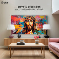 Cuadros Decorativos Canvas Revolution | Grafiti Sagrado | Montaje2