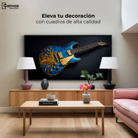 Cuadros Decorativos Canvas Revolution | Guitarra Estelar | Montaje2