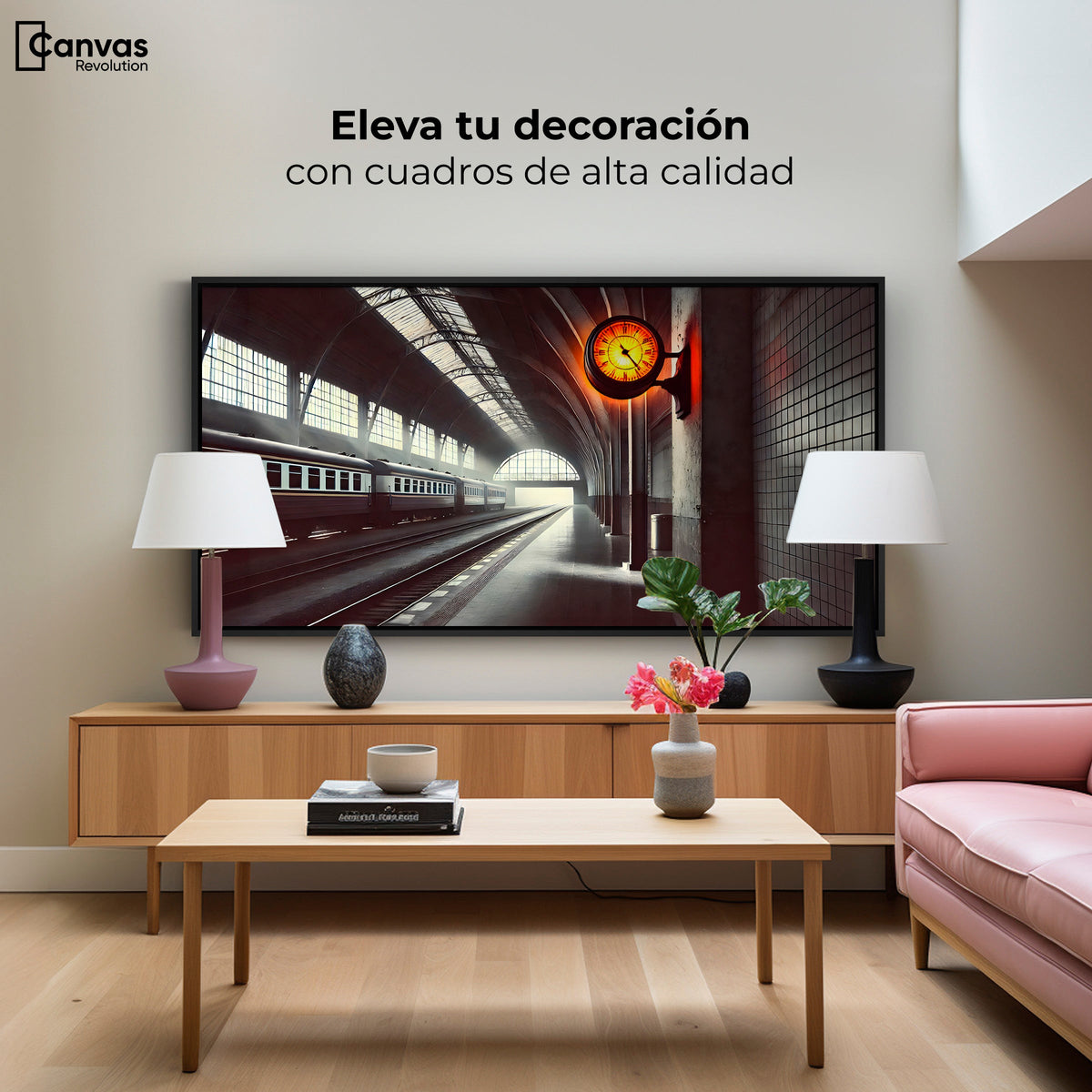 Cuadros Decorativos Canvas Revolution | Horas En Transito | Montaje2