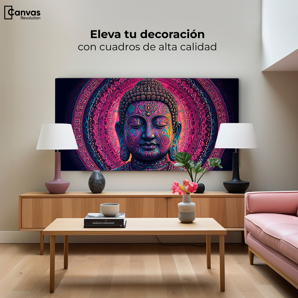 Cuadros Decorativos Canvas Revolution | Iluminacion Mistica | Montaje2